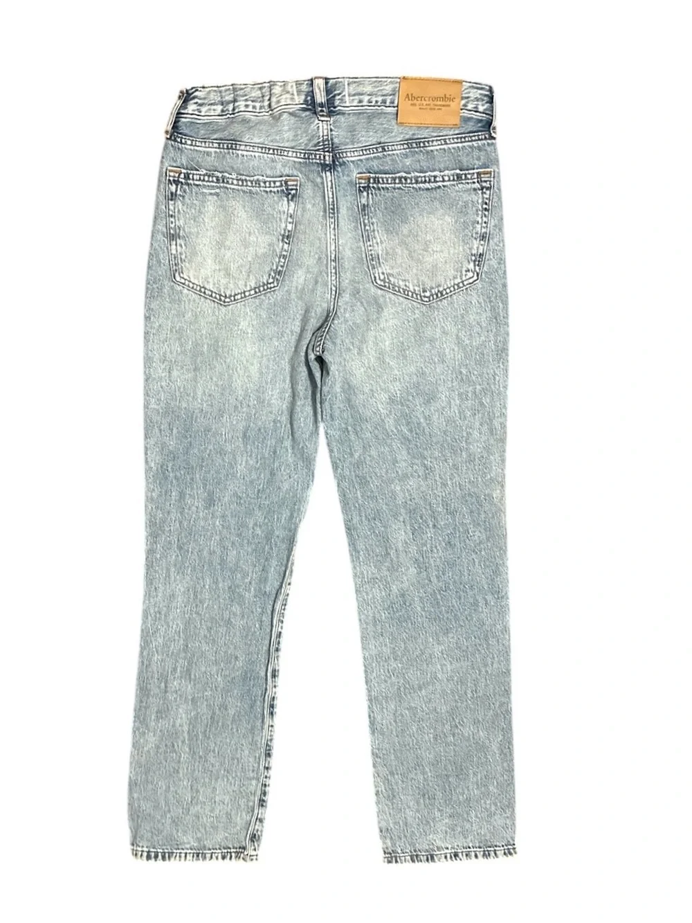 Abercrombie Kids Boys Loose Jeans Size 13/14 Regular Light Wash Adjustable